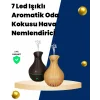 USB Şarjlı 7 Renk LED Işıklı Sessiz Çalışan Mini Hava Nemlendirici