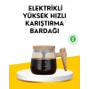 USB Şarjlı Akıllı Karıştırıcı Kupa – Isıtma Altlıklı, IP6 Su Geçirmez