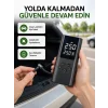 USB Şarjlı Taşınabilir Hava Kompresörü Dijital Ekranlı