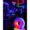 Uygulama Kontrollü RGB Neon Led Şerit Işık 16 Milyon Renk Destekli