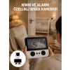 Uzaktan Kontrollü HD Bebek Kamerası Zoom ve Sıcaklık Sensörlü Yeni Nesil
