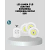 Uzaktan Kumandalı 3’lü Ayarlanabilir Spot LED Işık Seti