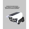 Uzaktan Kumandalı Güneş Enerjili LED Güvenlik Lambası Kamera Tipi Hareket Sensörlü