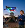 Uzaktan Kumandalı LED Işıklı Drone Uçak 360 Derece Dönüş Özellikli Oyuncak Drone