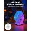 Uzaktan Kumandalı, USB Girişli, Döner Projektör Lamba Yeni Nesil