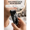 Uzun Pil Ömürlü Şarjlı Tıraş Makinesi – Hızlı Şarj, Ergonomik Tasarım, Çok Yönlü Kullanım