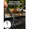 Uzun Saplı Paslanmaz Çelik Izgara Temizlik Fırçası Yeni Nesil