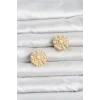 Vintage Model Gold Renk Düğme veya Manşet Broşu