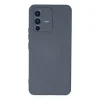 Vivo V23 5g Kılıf Nano İçi Kadife Silikon - Gri