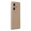 Vivo V29 Lite Kılıf Nano İçi Kadife Silikon - Pudra
