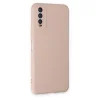 Vivo Y11s Kılıf Nano İçi Kadife Silikon - Pudra