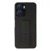 Vivo Y16 Kılıf Mega Standlı Silikon - Siyah