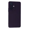 Vivo Y27 Kılıf Nano İçi Kadife Silikon - Mor