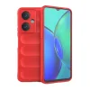 Vivo Y27 Kılıf Optimum Silikon - Kırmızı
