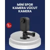 Vlog, Seyahat ve Günlük Video Çekimleri İçin Mini Kamera