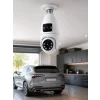 Wi-Fi Çift Lens Ampul Kamera  Akıllı Ev Güvenliği