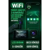 Wifi 1080p Araç İçi 3 Kameralı Lcd Ekranlı Gece Görüşlü , G-sensör , Geri Görüş Kamera