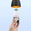 WiFi 360 Panoramik Ampul Kamera Gece Görüş Ses Akıllı Hareket Algılayıcı (5047)