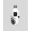 WiFi Ampul Güvenlik Kamerası 1080P Full HD Gece Görüşlü ve Hareket Algılamalı