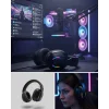 Wireless Oyuncu Kulaklığı RGB Işıklı Uzun Bataryalı Mikrofonlu Headset