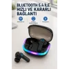 WS Bluetooth Kulaklık Quad ENC HD Voice 500mAh Şarj Kutulu Kablosuz Kulaklık
