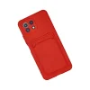 Xiaomi Mi 11 Kılıf Kelvin Kartvizitli Silikon - Kırmızı