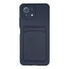 Xiaomi Mi 11 Kılıf Kelvin Kartvizitli Silikon - Lacivert