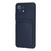Xiaomi Mi 11 Kılıf Kelvin Kartvizitli Silikon - Lacivert