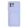 Xiaomi Mi 11 Kılıf Kelvin Kartvizitli Silikon - Lila