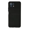 Xiaomi Mi 11 Kılıf Kelvin Kartvizitli Silikon - Siyah