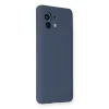 Xiaomi Mi 11 Kılıf Nano İçi Kadife Silikon - Gri