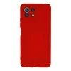 Xiaomi Mi 11 Lite Kılıf Nano İçi Kadife Silikon - Kırmızı