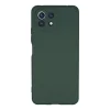 Xiaomi Mi 11 Lite Kılıf Nano İçi Kadife Silikon - Koyu Yeşil