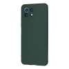 Xiaomi Mi 11 Lite Kılıf Nano İçi Kadife Silikon - Koyu Yeşil