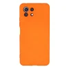Xiaomi Mi 11 Lite Kılıf Nano İçi Kadife Silikon - Turuncu