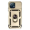 Xiaomi Mi 11 Lite Kılıf Pars Lens Yüzüklü Silikon - Gold