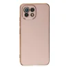Xiaomi Mi 11 Lite Kılıf Volet Silikon - Pembe
