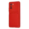 Xiaomi Mi 11i Kılıf Kelvin Kartvizitli Silikon - Kırmızı