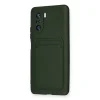 Xiaomi Mi 11i Kılıf Kelvin Kartvizitli Silikon - Koyu Yeşil