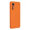Xiaomi Mi 12 Lite Kılıf Nano İçi Kadife Silikon - Turuncu