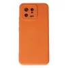 Xiaomi Mi 13 Kılıf Nano İçi Kadife Silikon - Turuncu