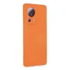 Xiaomi Mi 13 Lite Kılıf Nano İçi Kadife Silikon - Turuncu