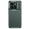 Xiaomi Mi 14t Pro Kılıf Auto Focus Karbon Kapak - Koyu Yeşil