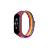 Xiaomi Mi Band 4 Hasırlı Cırtcırtlı Kordon (saat Değildir) - Gökkuşağı
