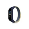 Xiaomi Mi Band 4 Hasırlı Cırtcırtlı Kordon (saat Değildir) - Sarı-lacivert