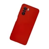 Xiaomi Poco F3 Kılıf Nano İçi Kadife Silikon - Kırmızı
