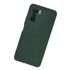 Xiaomi Poco F3 Kılıf Nano İçi Kadife Silikon - Koyu Yeşil