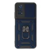 Xiaomi Poco M4 Pro 4g Kılıf Pars Lens Yüzüklü Silikon - Lacivert