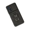 Xiaomi Poco M4 Pro 5g Kılıf Pars Lens Yüzüklü Silikon - Siyah