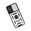 Xiaomi Poco M5 Kılıf Pars Lens Yüzüklü Silikon - Gümüş